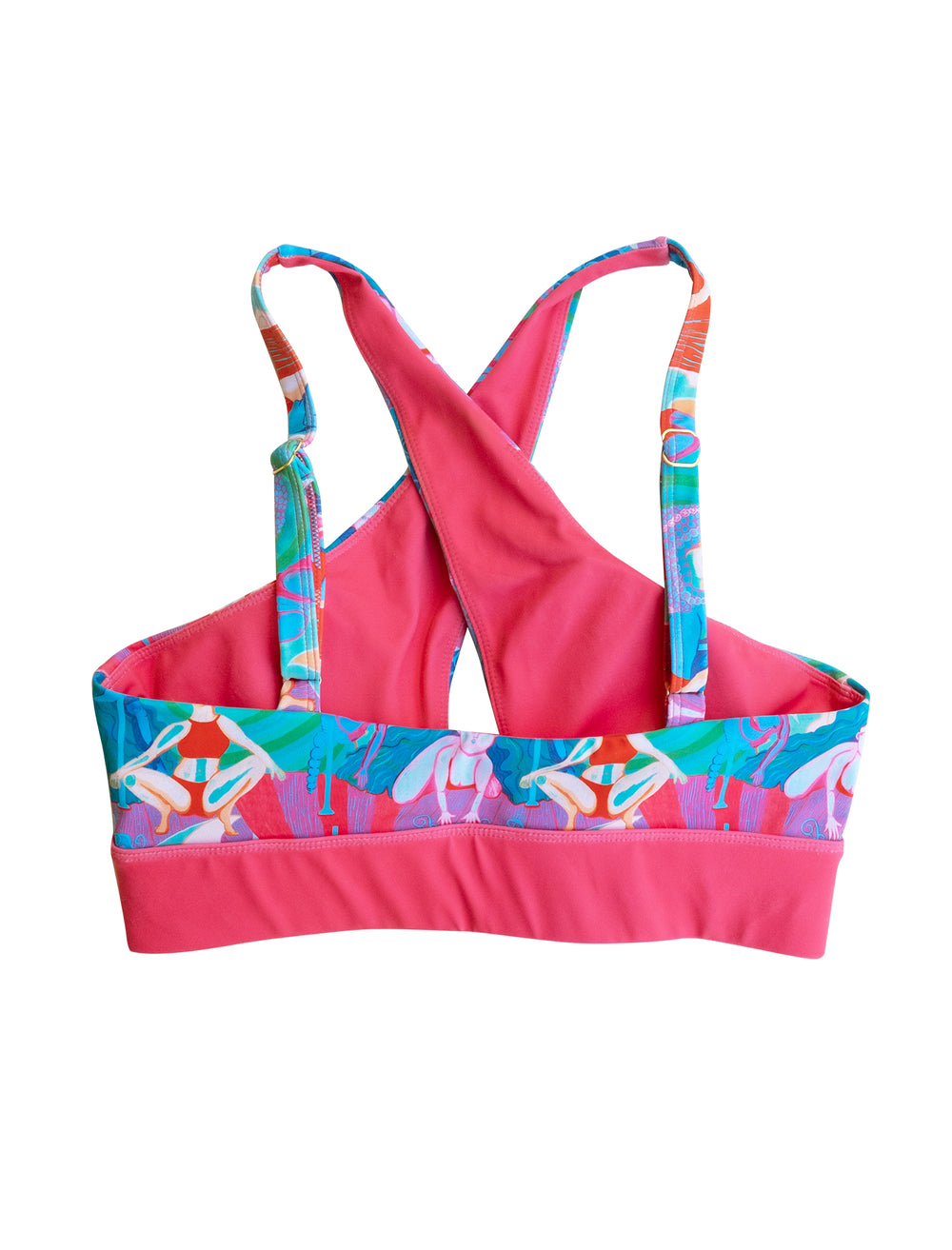 Rainbow Dancers Sunrise Peekaboo Bra – Push and Pole